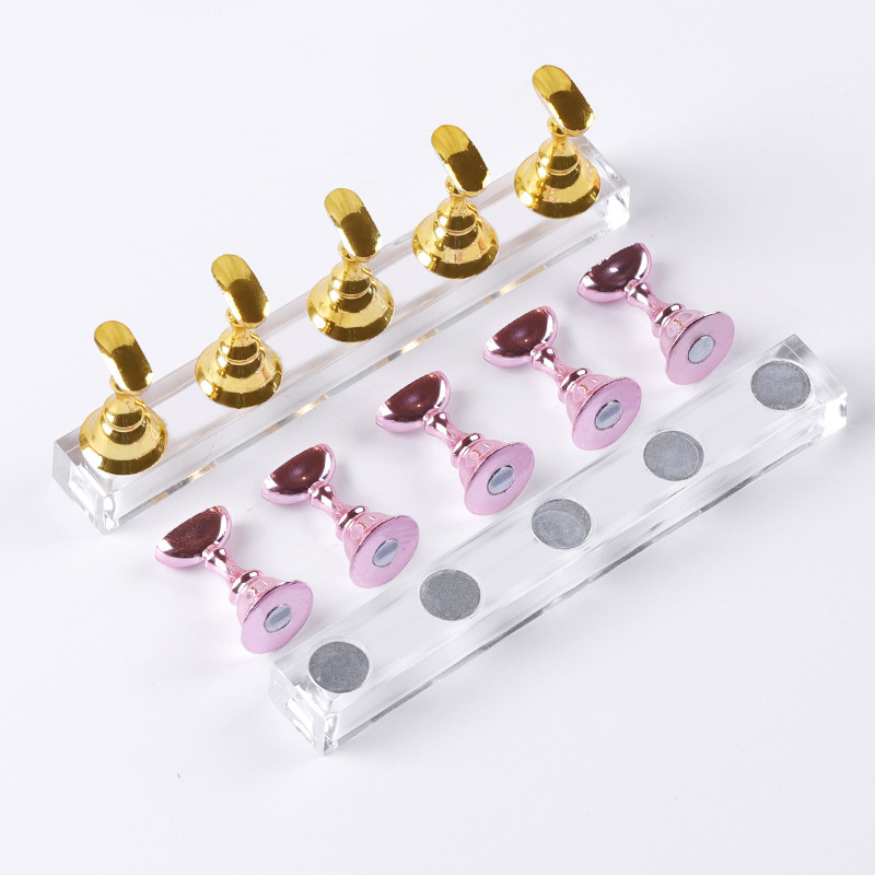 Nail Art Vector - 5/30 teile/satz Magnetische Nagel Halter Falsche