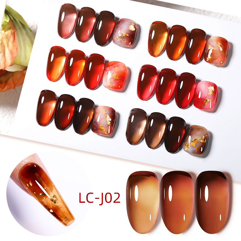 LILYCUTE 7ML Jelly Amber Gel N – Nail Art Leopard Bewertung und Preis