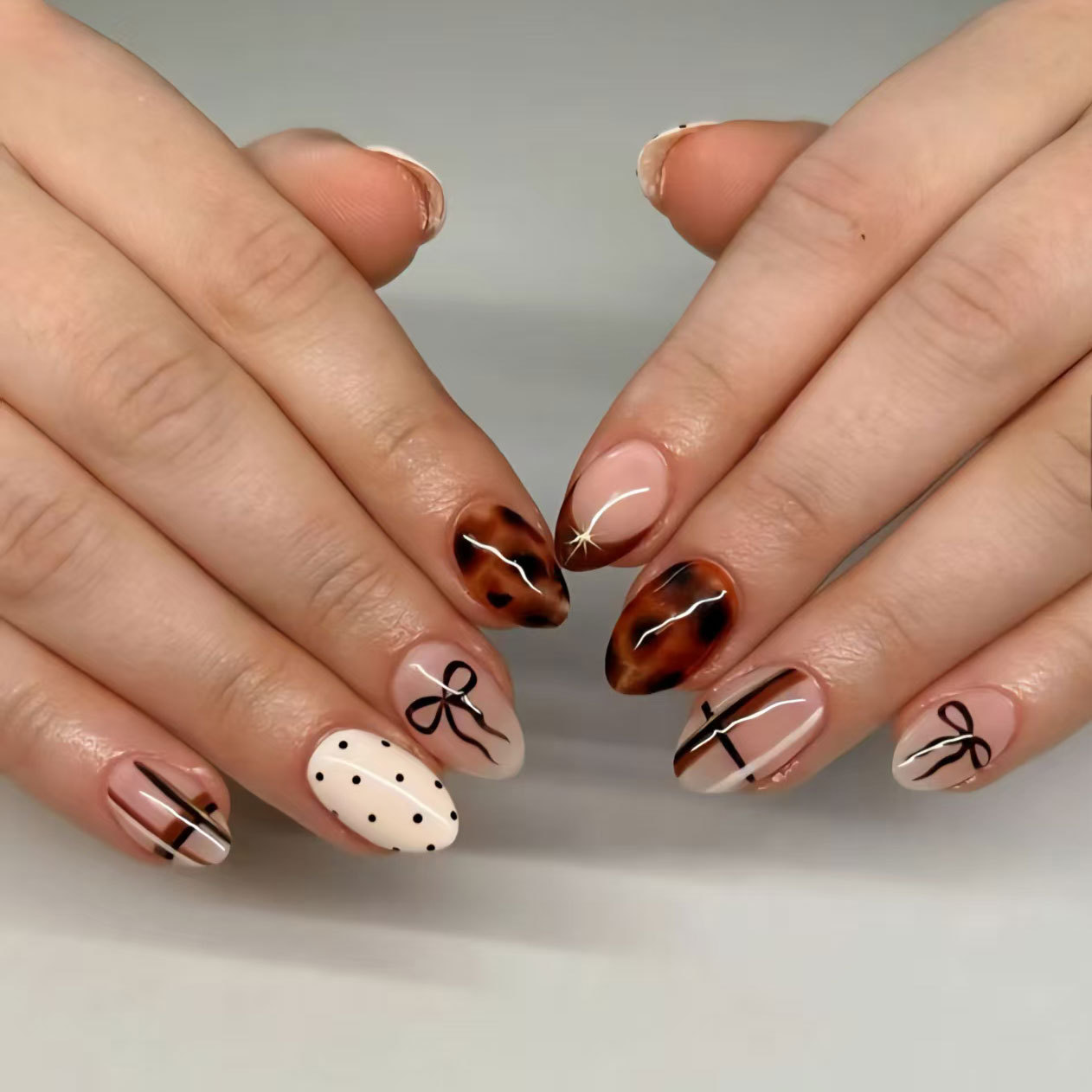 24 Stück Blumen-Kunstnägel, br – Nail Art Leopard Bewertung und Preis