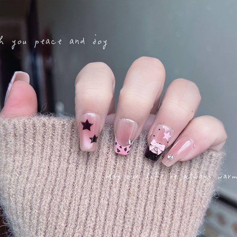 10 Stück kurze, quadratische P – Nail Art Leopard Bewertung und Preis