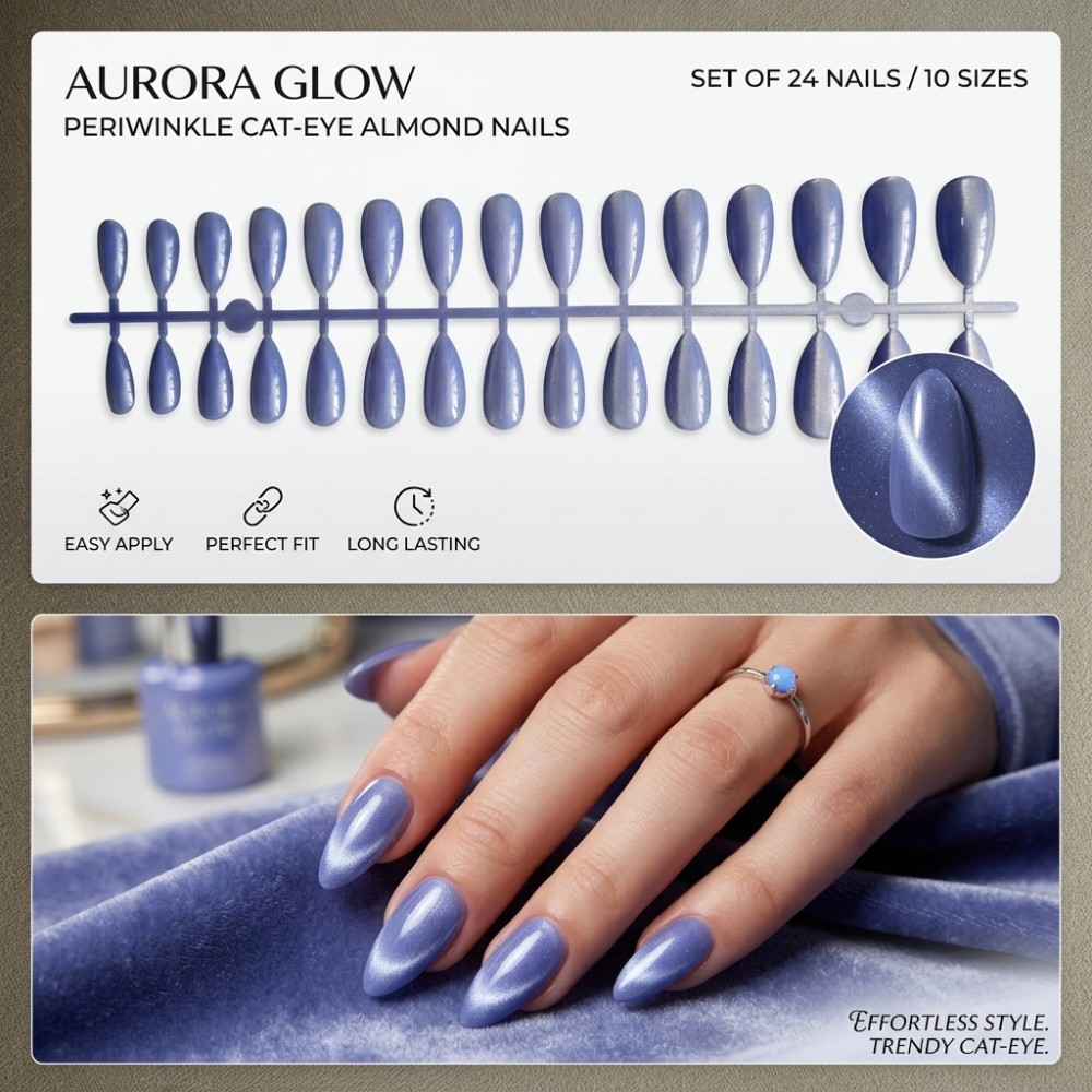 24 Stück Kurze Eckige Aufklebe – Nail Art Extension Cat Eye Bewertung und Preis