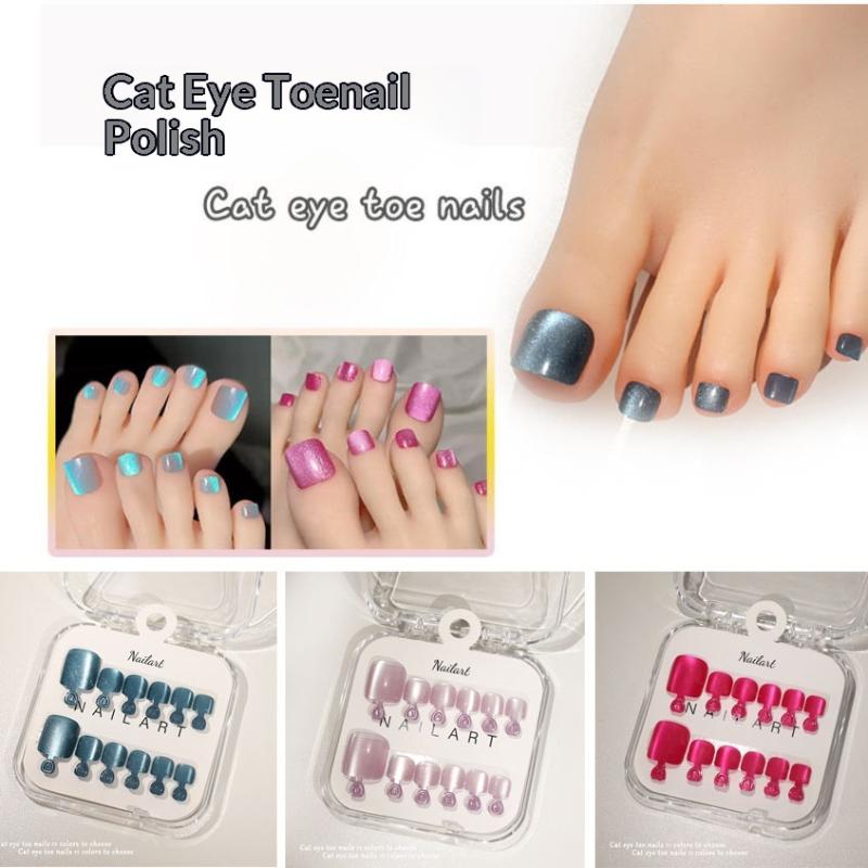 Neu: 10 Stück/Box Französische – Nail Art Extension Cat Eye Bewertung und Preis