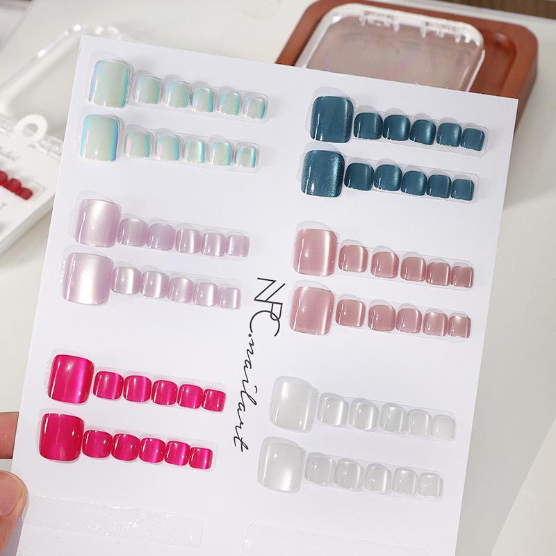 10 Stück/Box Französische Küns – Nail Art Extension Cat Eye Bewertung und Preis
