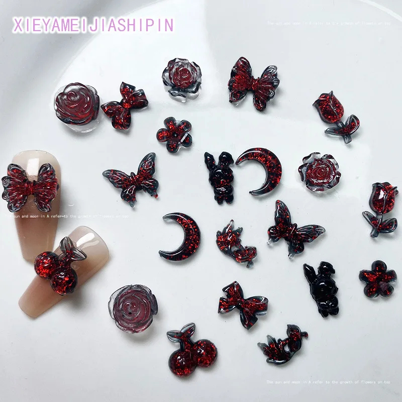 50 stücke Vampir Nägel Zubehör – Nail Art Vampire Bewertung und Preis