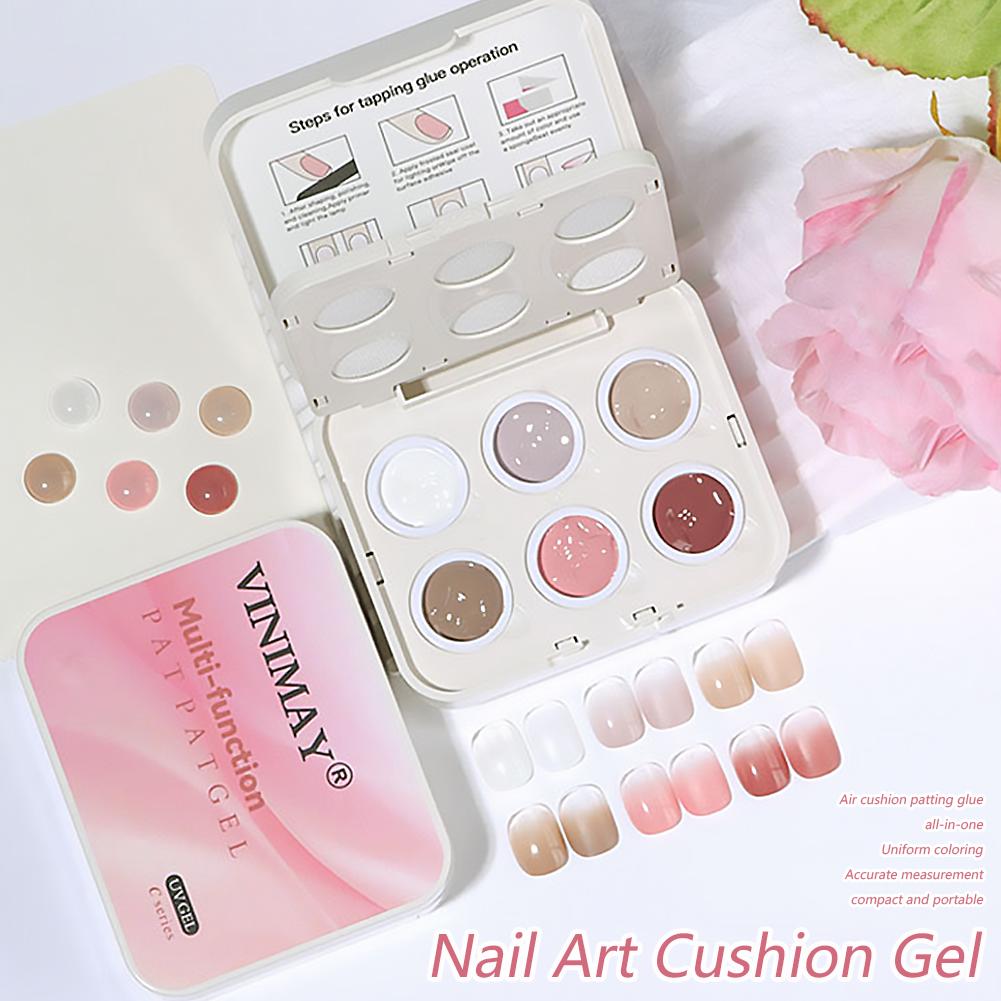 6 Farben Ombre Nagel-Gradient- – Nail Art Ombre Pink Bewertung und Preis