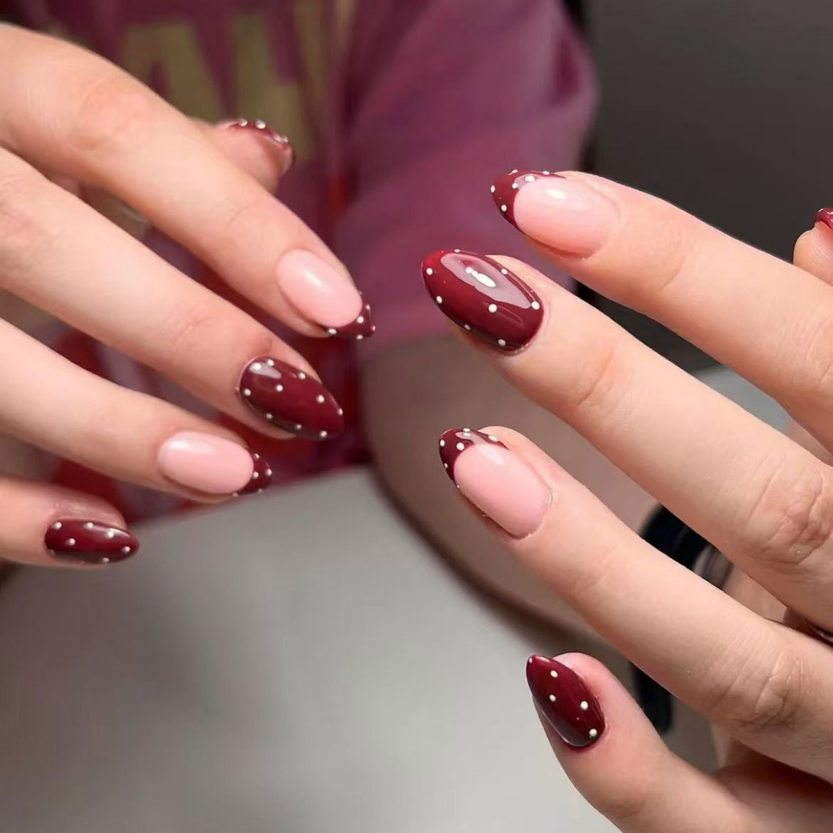 24 Stück weinrote künstliche N – Nail Art Red Wine Bewertung und Preis