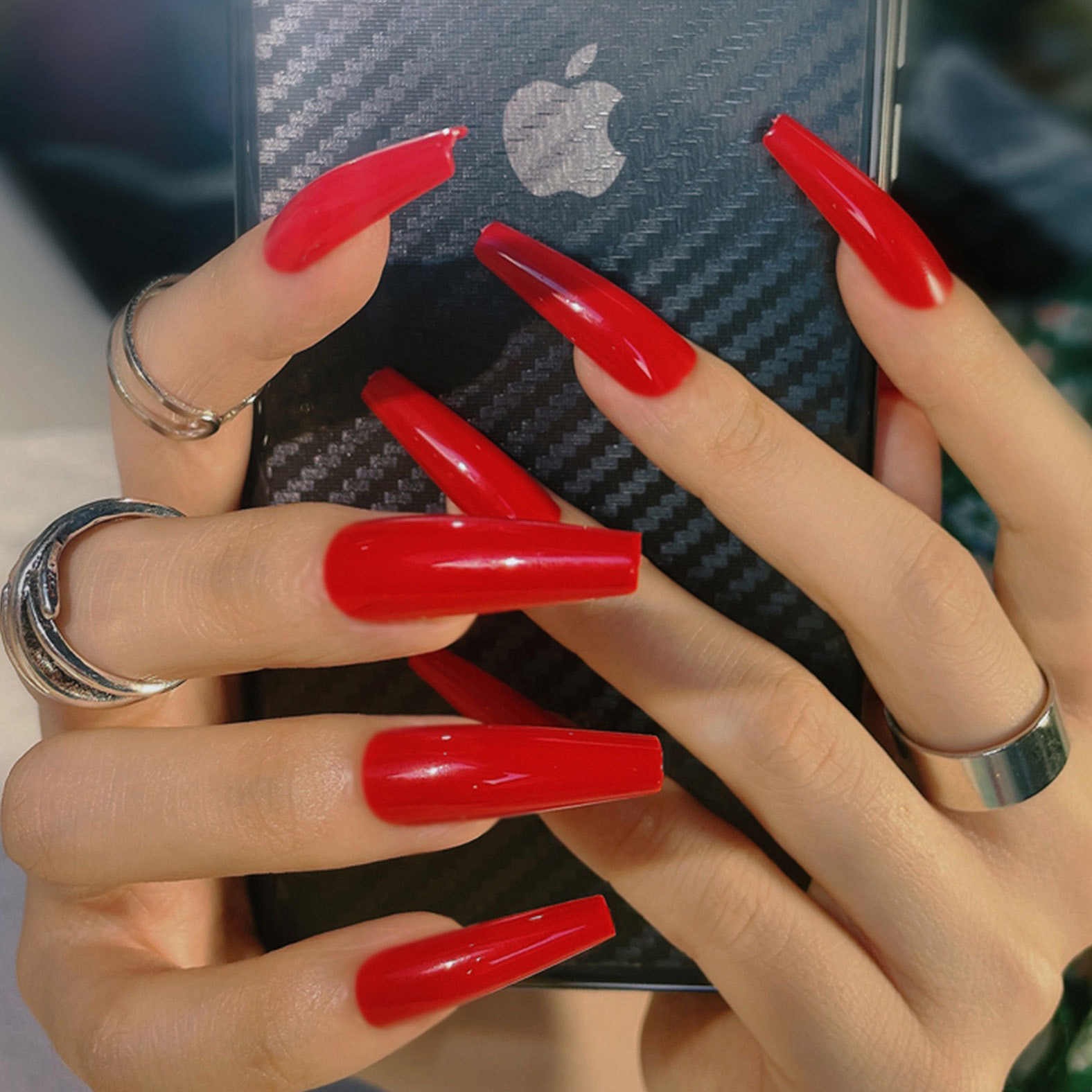 24 Stück weinrote künstliche N – Nail Art Red Wine Bewertung und Preis