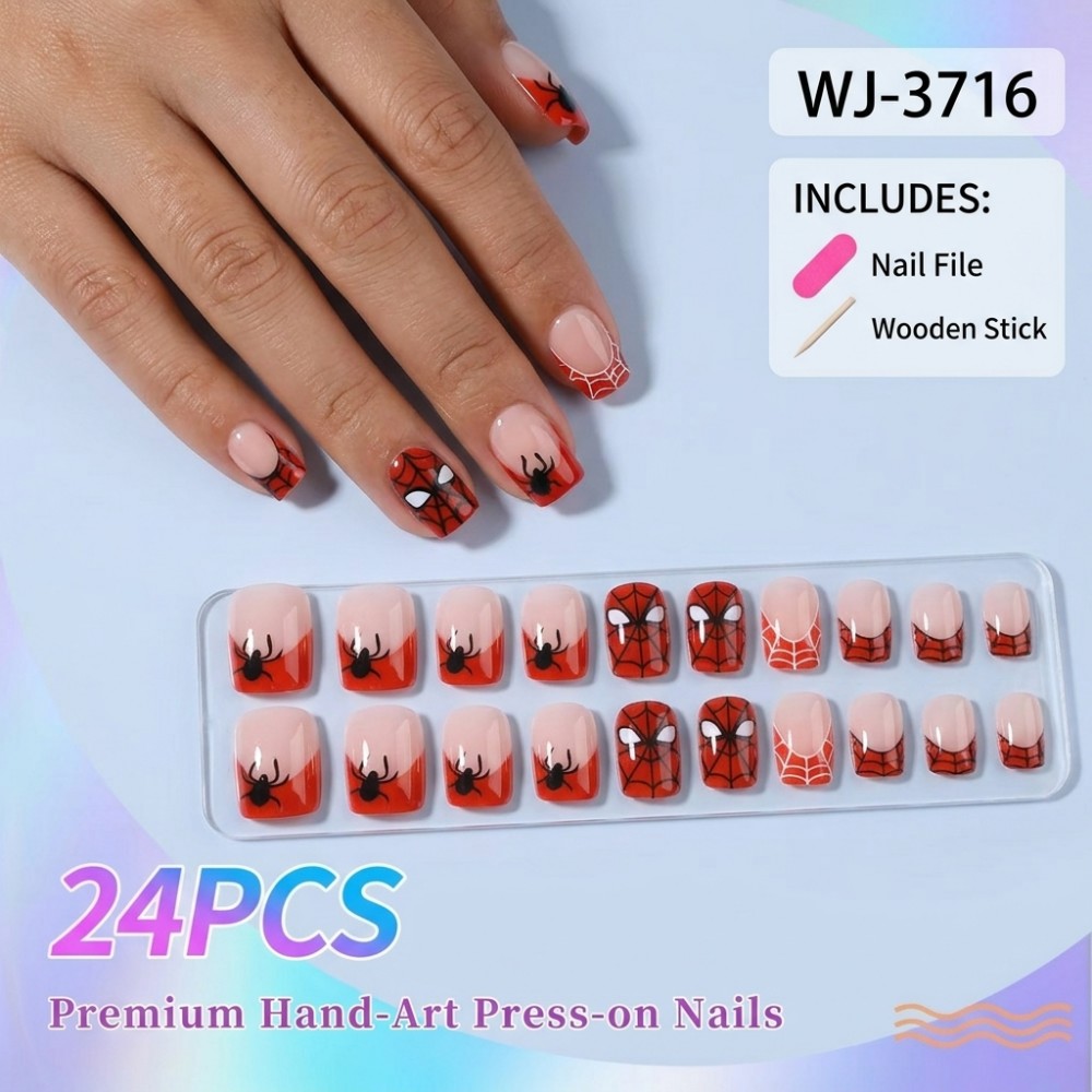 24 Stück Halloween Lange Stile – Nail Art Vampire Bewertung und Preis