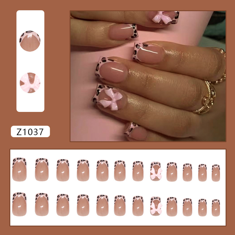 Rosa Leopardenmuster French-Ti – Nail Art Leopard Bewertung und Preis