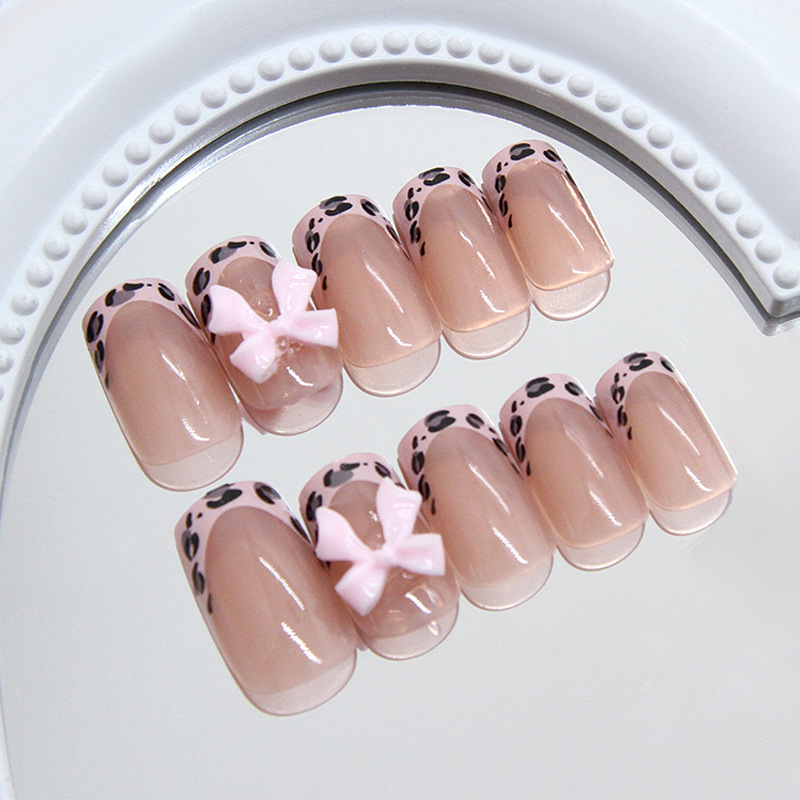 Rosa Leopardenmuster French-Ti – Nail Art Leopard Bewertung und Preis