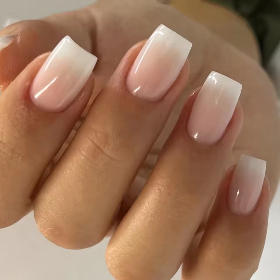 Kurze rosa Press-on-Nägel, ein – Nail Art Ombre Pink Bewertung und Preis