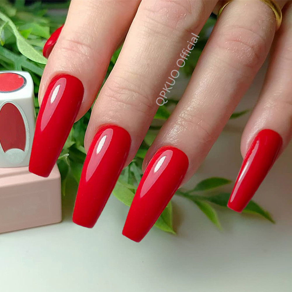 24Pcs Künstliche Presse Auf Ge – Nail Art Red Wine Bewertung und Preis