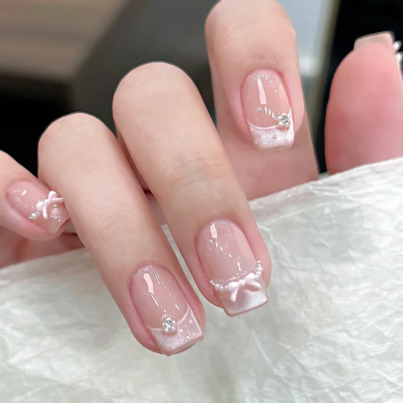 24 Stück/Set weinrote, quadrat – Nail Art Red Wine Bewertung und Preis