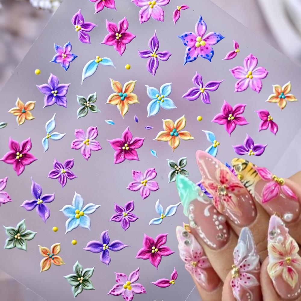 1 Stück 5D Geprägte Ombre Rosa – Nail Art Ombre Pink Bewertung und Preis