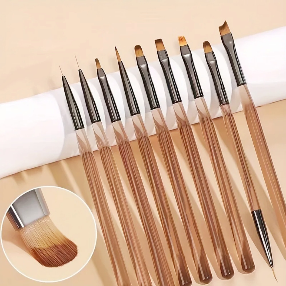 9PCS Nagel Pinsel für Nail art – Nail Art Vector Bewertung und Preis