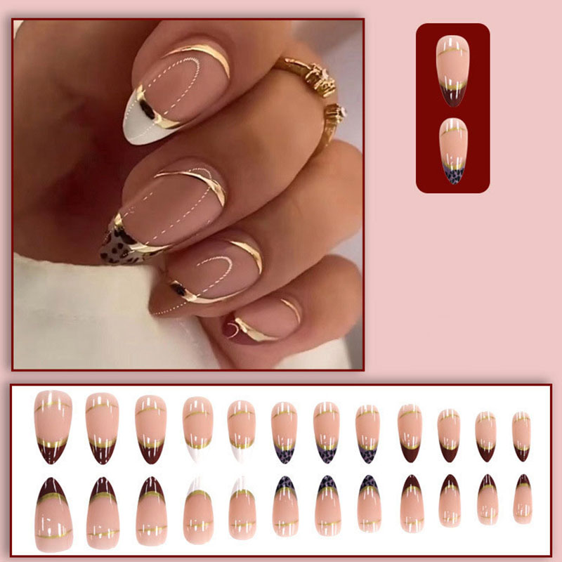 Mittellange künstliche Nägel f – Nail Art Leopard Bewertung und Preis
